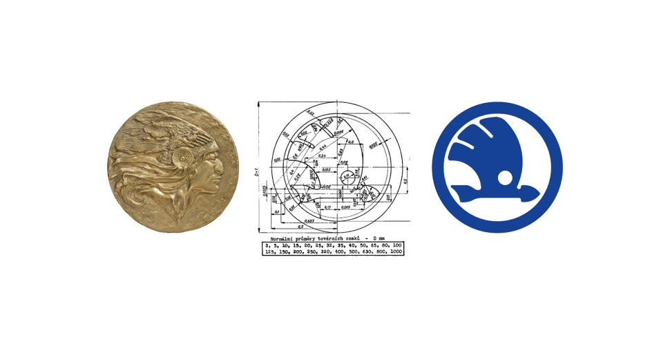 Логотипу Škoda с крылатой стрелой исполнилось 100 лет