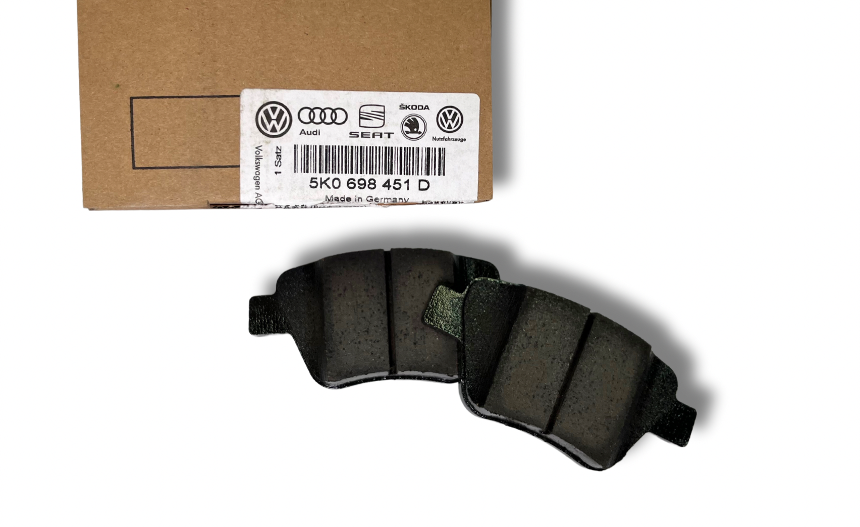Колодки тормозов зад. (5K0698451D)