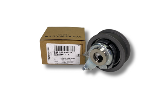 Ролик натягу паса ГРМ (04E109479AA) 2