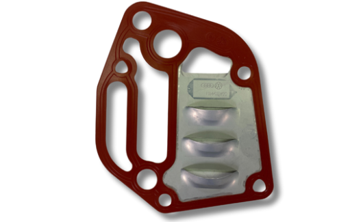 Прокладка кронштейна оливного фiльтра (06A115441J) 1