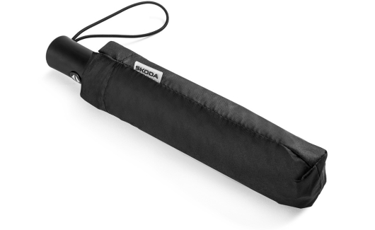 Зонтик черный складной Škoda (6U0087602) 4