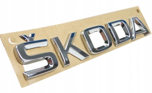 Надпись хром SKODA (5JA8536872ZZ) 1