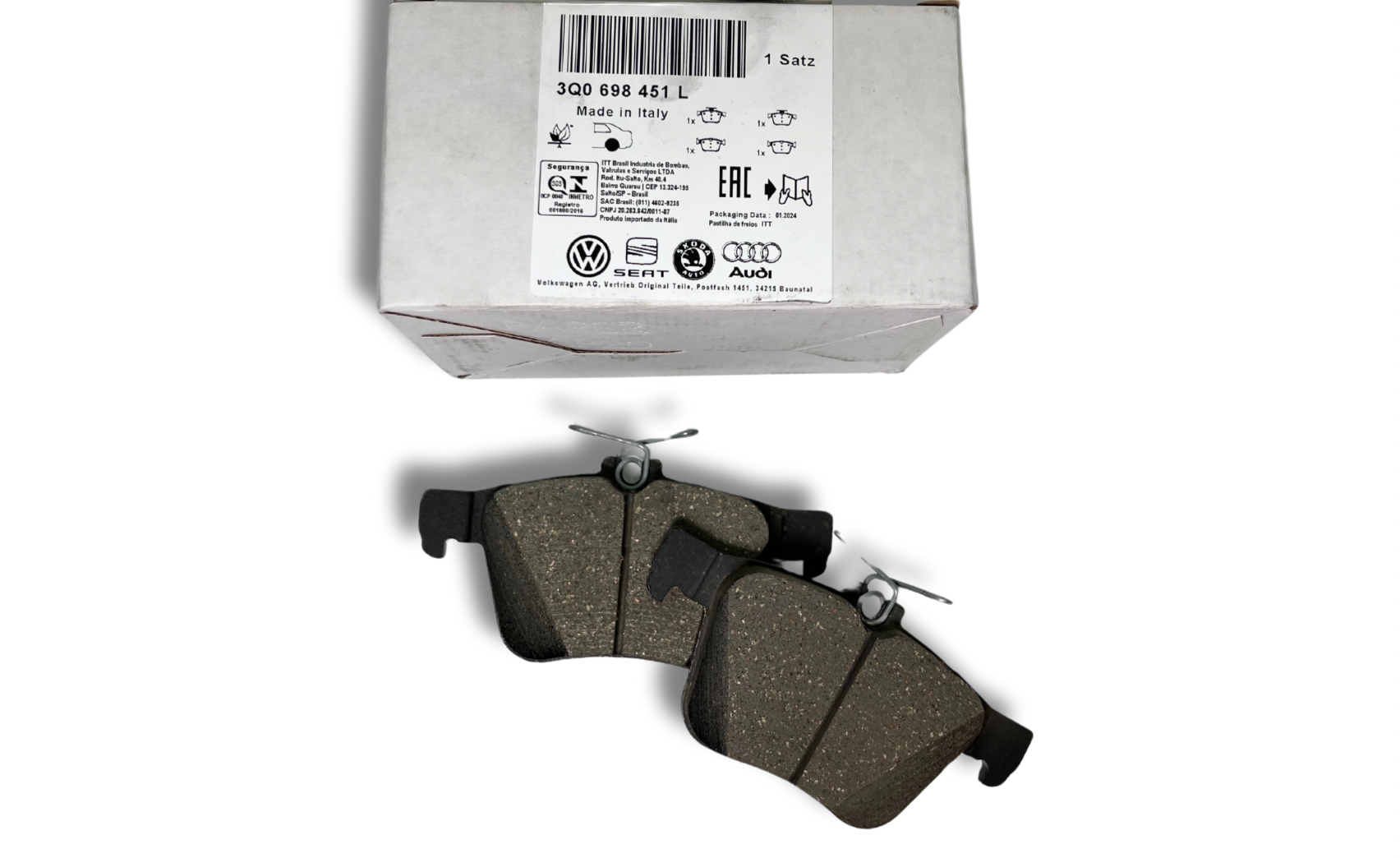 Колодки гальм зад. (3Q0698451L) 1