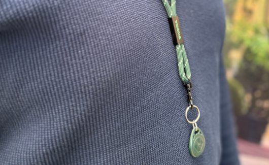 Шнурок для бейджа SKODA emerald (000087610AL549) 3