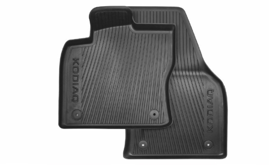 Коврик резиновый KODIAQ пер (к-т, 2 шт.) (566061502A) 1