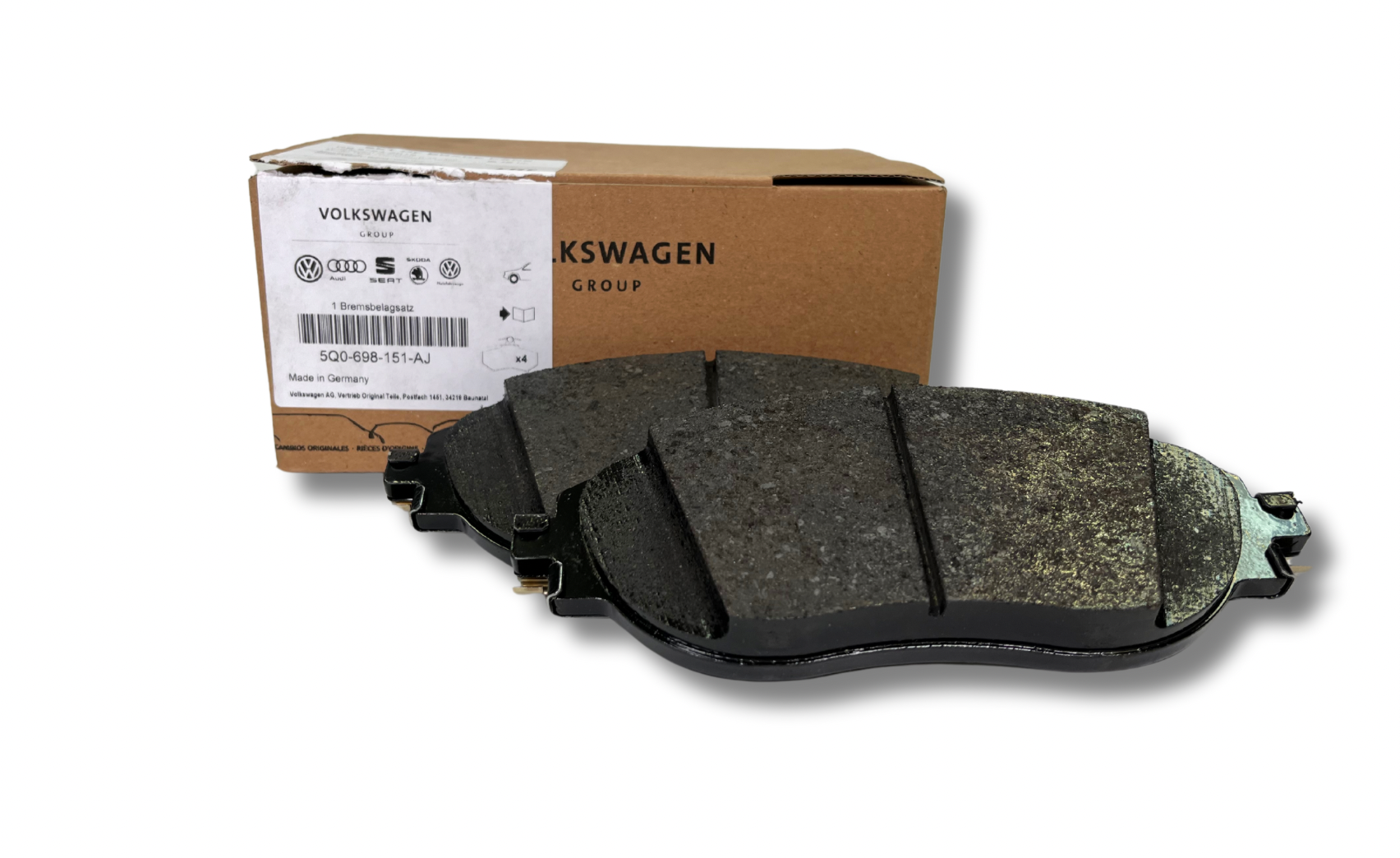 Колодки тормозов передние (5Q0698151AJ) 1