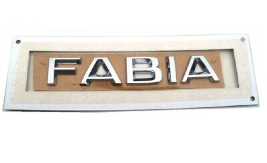 Надпись хром FABIA (5J6853687AA2ZZ) 1