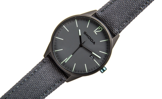 Часы наручные мужские Škoda серый антрацит (000050800AE) 2