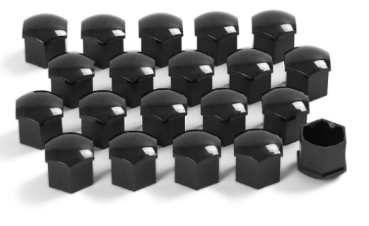 Ковпачок колiсних болтiв к-т (чорн.глянець) (1Z00712159B9) 1