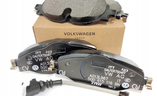 Колодки тормозов передние (5Q0698151AH) 2