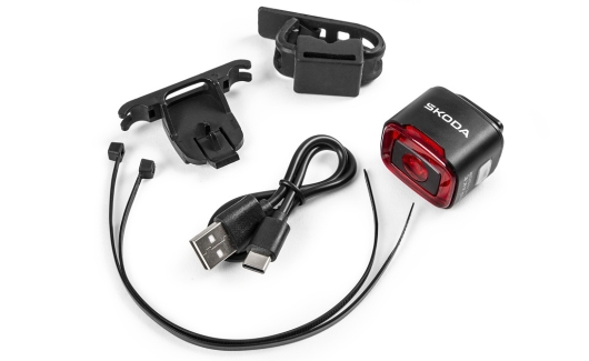 Лiхтарик портативний велосипедний SKODA (000050303C) 4